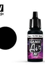 Acrylicos Vallejo AV GA: Black 72.751 (17 ml)