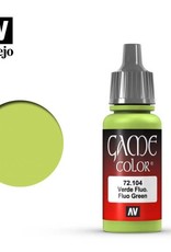 Acrylicos Vallejo AV GC: Fluorescent: Green 72.104 (17 ml)