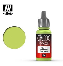 Acrylicos Vallejo AV GC: Fluorescent: Green 72.104 (17 ml)