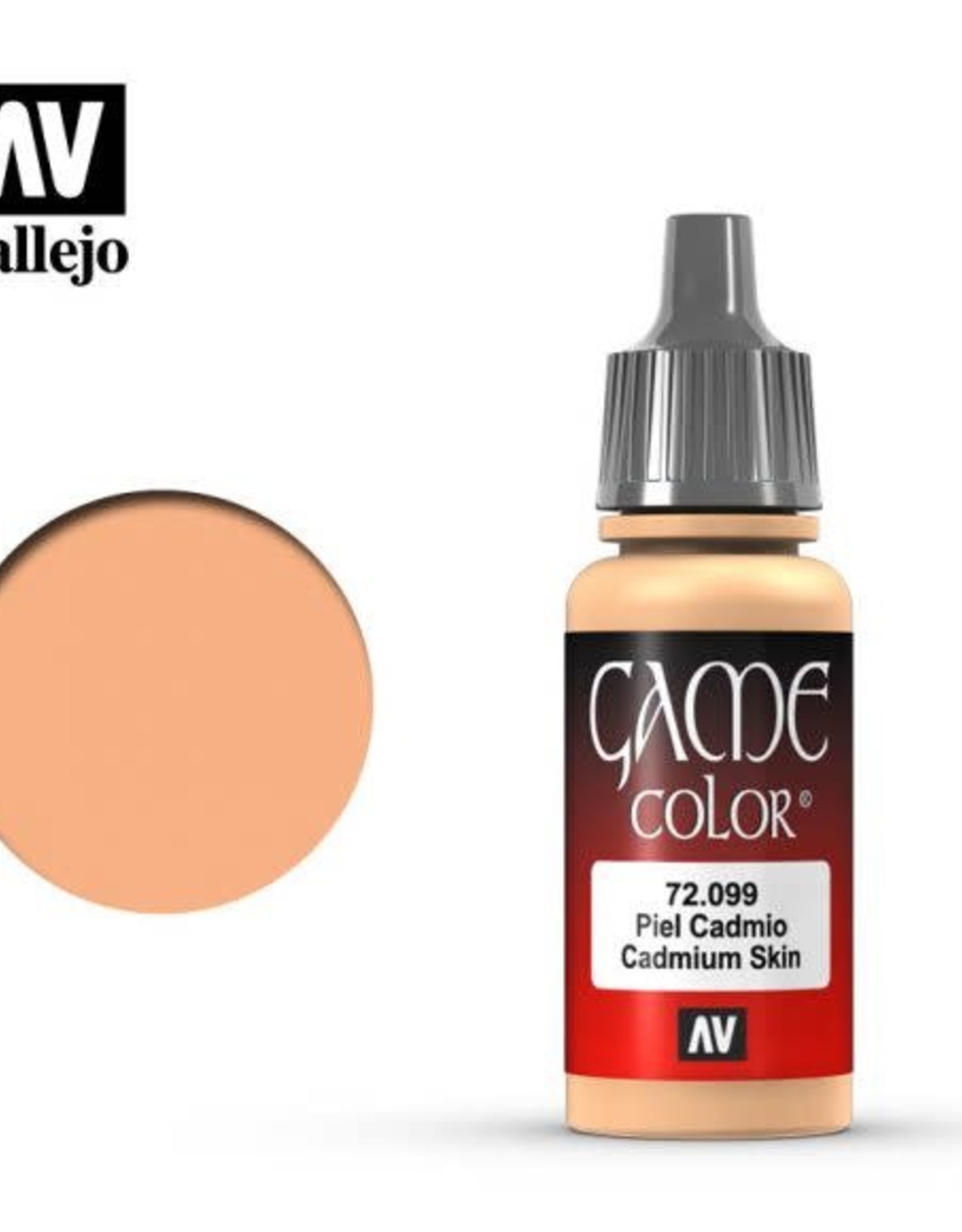 Acrylicos Vallejo AV GC: Cadmium Skin 72.099 (17 ml)