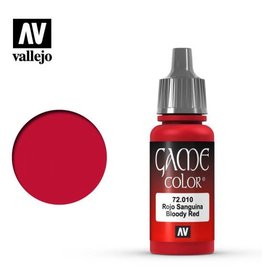 Acrylicos Vallejo AV GC: Bloody Red 72.010 (17 ml)