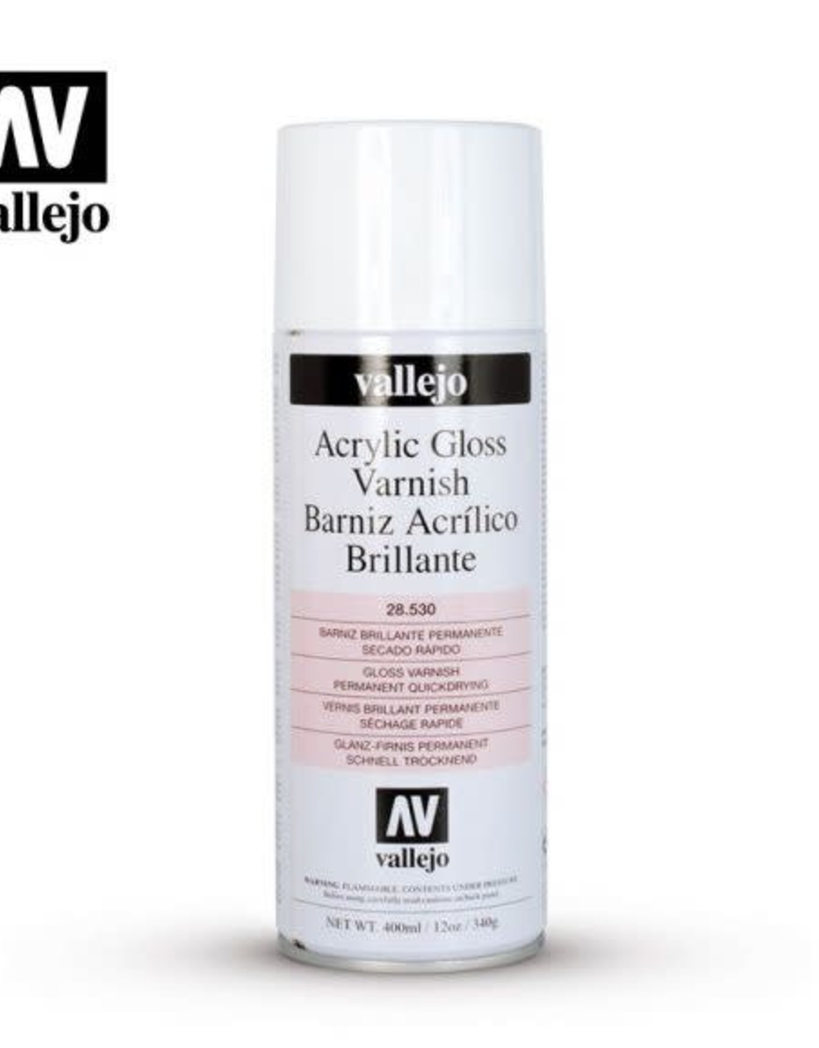 Acrylicos Vallejo AV Spray: Acrylic Gloss Varnish 28.530 (400 ml)