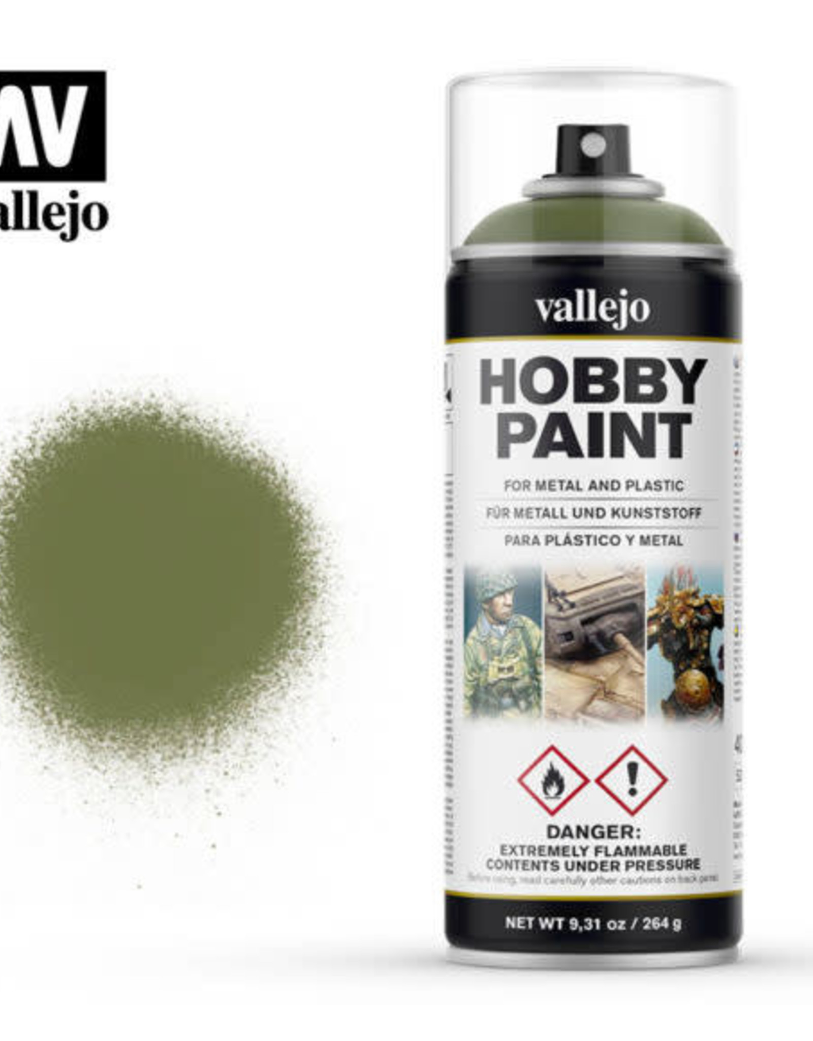 Acrylicos Vallejo AV Spray: Goblin Green 28.027 (400 ml)