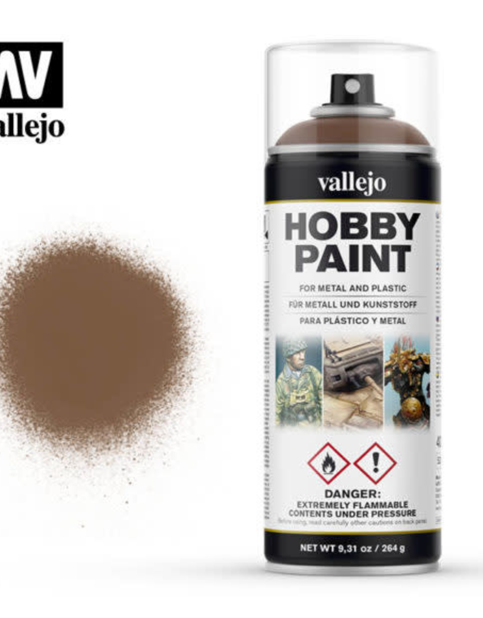 Acrylicos Vallejo AV Spray: Beasty Brown 28.019 (400 ml)