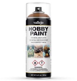 Acrylicos Vallejo AV Spray: Leather Brown (400 ml.) 28.014