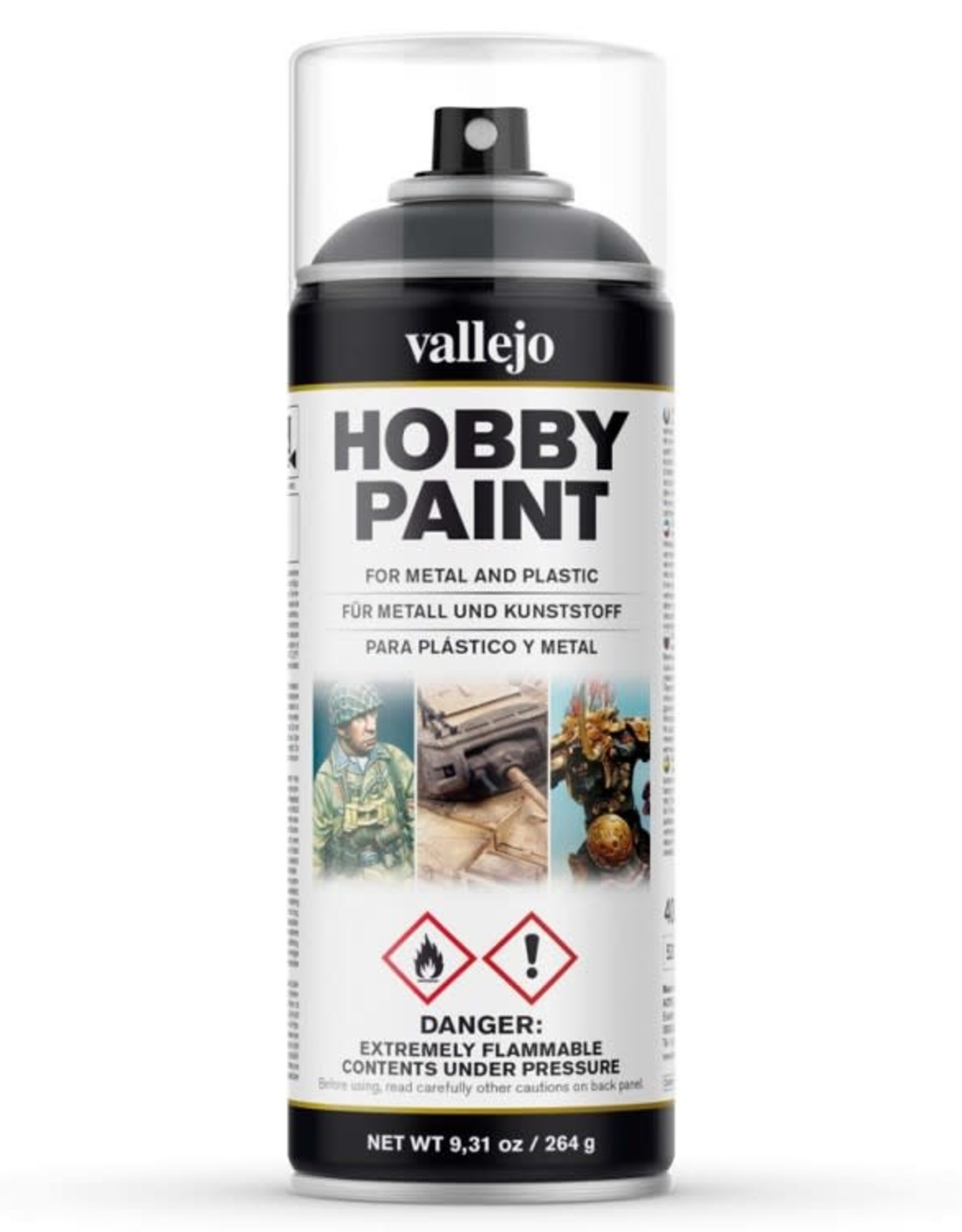 Acrylicos Vallejo AV Spray: Panzer Grey 28.002 (400 ml.)