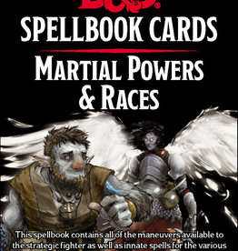 Gale Force 9 D&D: Updated Spellbook Cards - Martial Powers and Races Deck