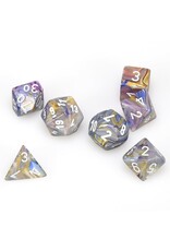 Chessex CHX Festive Dice: Carousel/White Poly 7-Die Set 27440