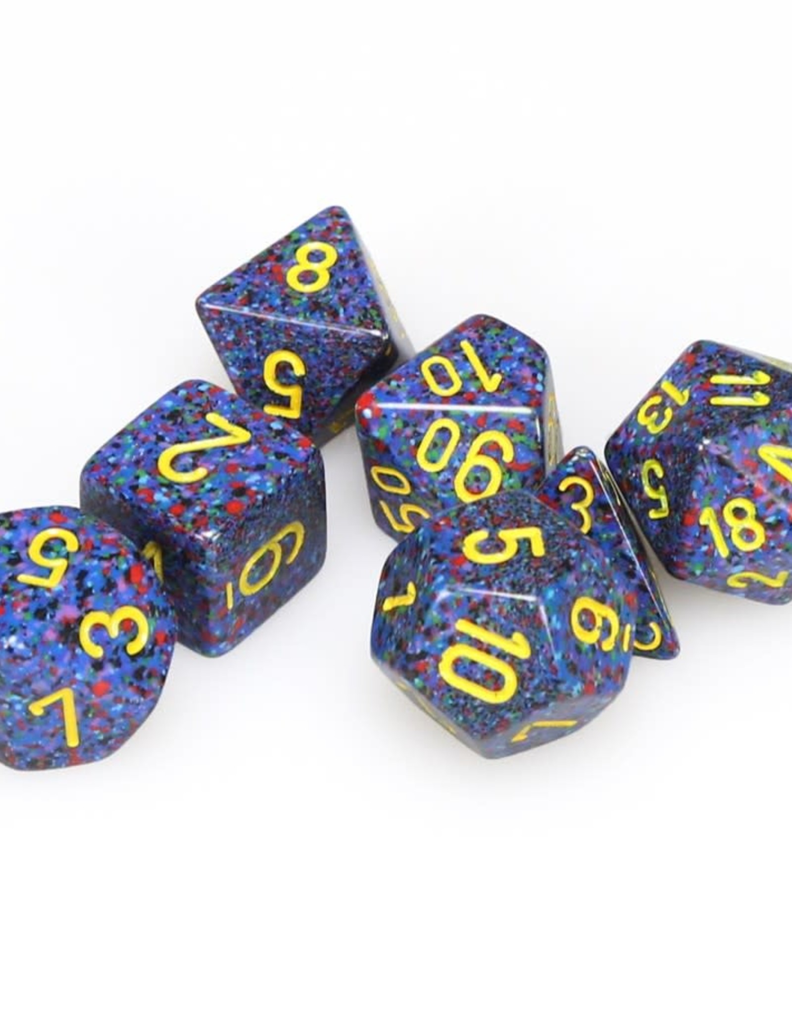 Chessex CHX Speckled Dice: Twilight Poly 7-Die Set 25366