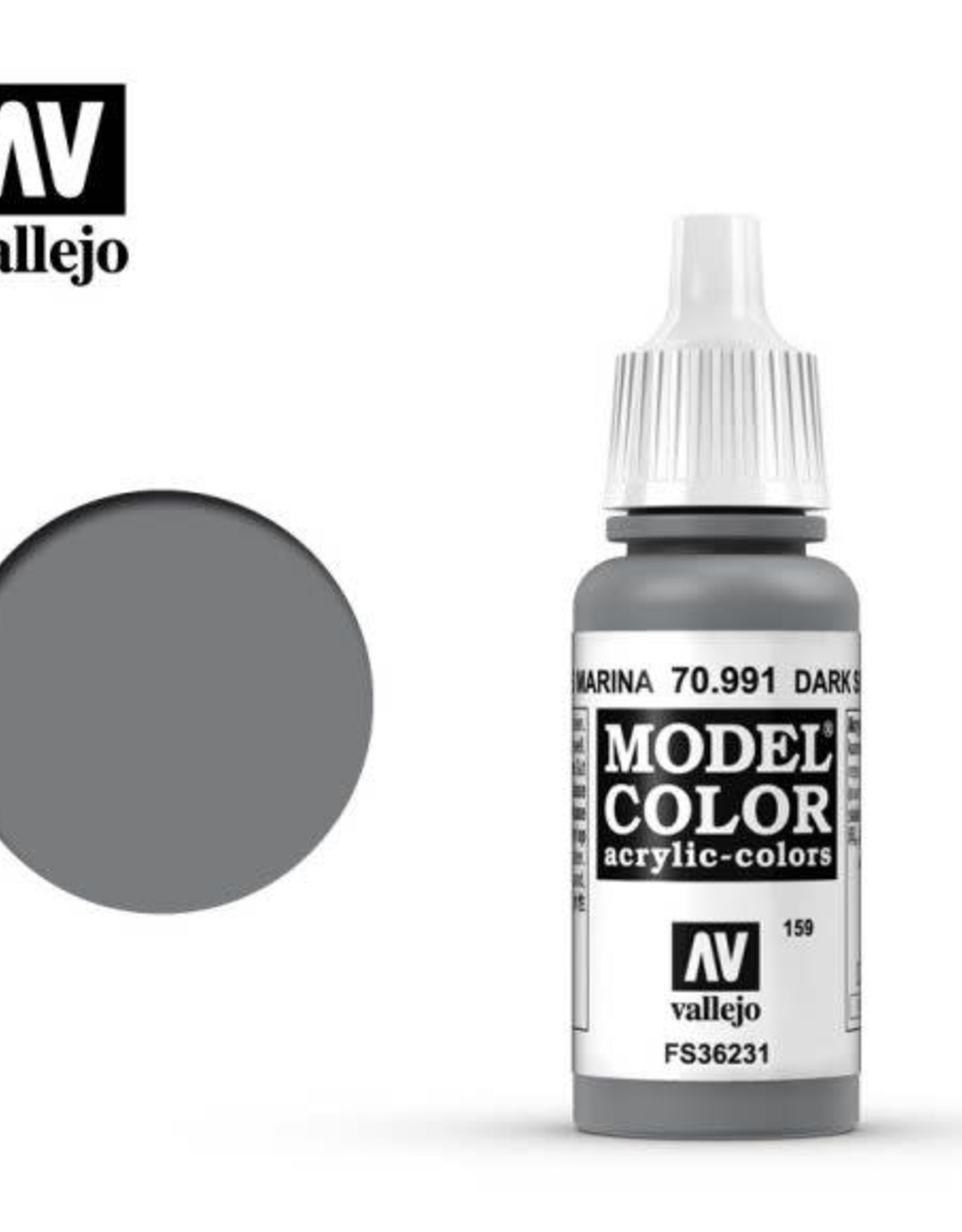 Acrylicos Vallejo AV MC: Dark Sea Grey 70.991 (17 ml)