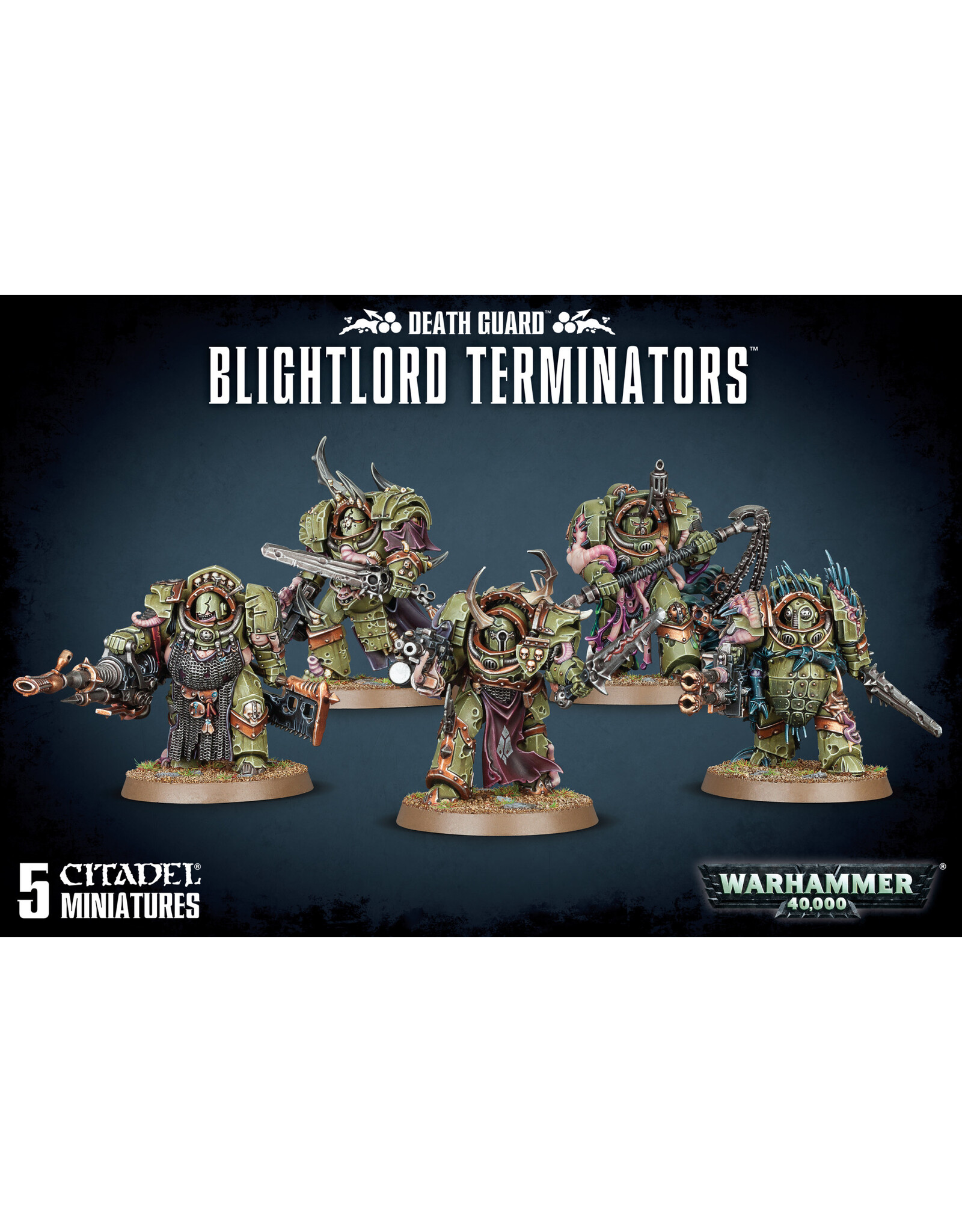 Games Workshop Warhammer 40k: Death Guard - Blightlord Terminators