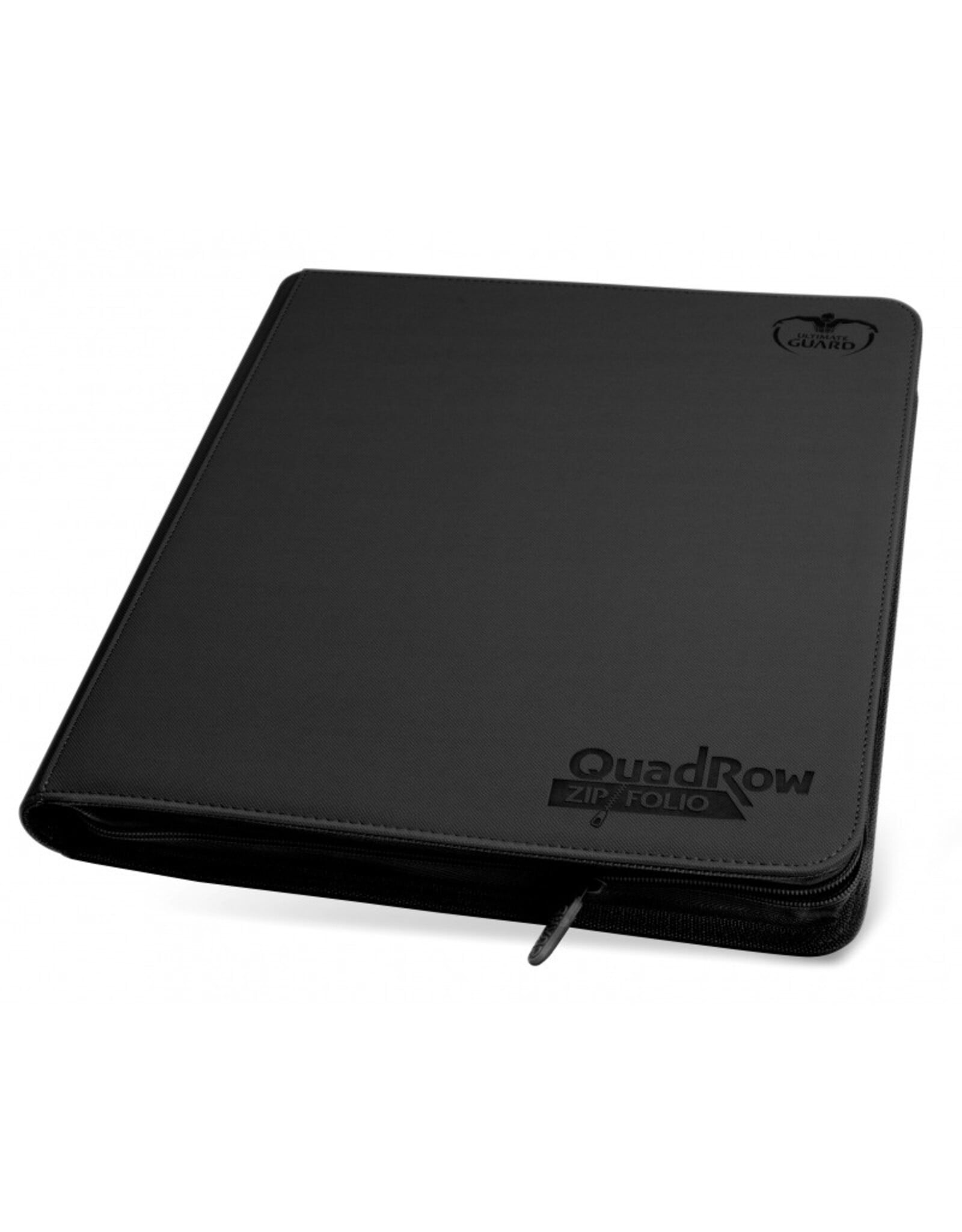 Ultimate Guard UGD 12/24 Pocket QuadRow Xenoskin Zipfolio - Black
