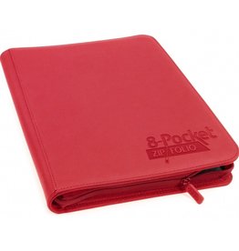 Ultimate Guard UGD 8/16 Pocket Xenoskin ZipFolio - Red