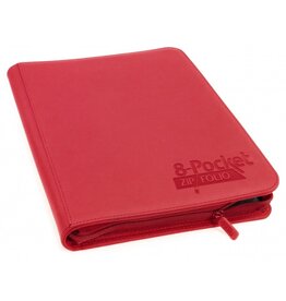 Ultimate Guard UGD 8/16 Pocket Xenoskin ZipFolio - Red