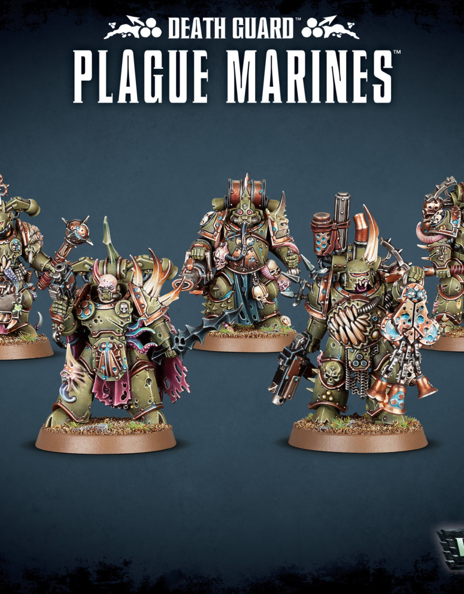 Games Workshop Warhammer 40k: Death Guard - Plague Marines