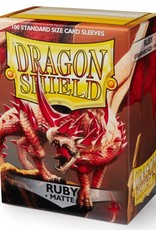 Arcane Tinmen Dragon Shield Matte: Ruby (100 ct)