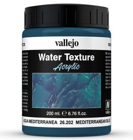 Acrylicos Vallejo AV Water Texture: Mediterranean Blue 26202 (200 ml)