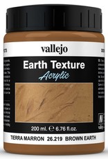 Acrylicos Vallejo AV Earth Texture: Brown Earth 26219 (200 ml)