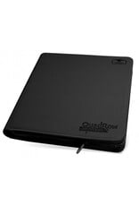 Ultimate Guard UGD 12/24 Pocket QuadRow Xenoskin Zipfolio - Black
