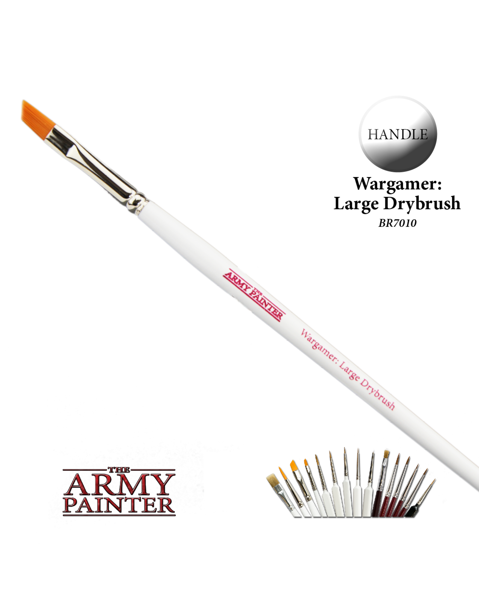 The Army Painter TAP Wargamer Brush: Large Drybrush
