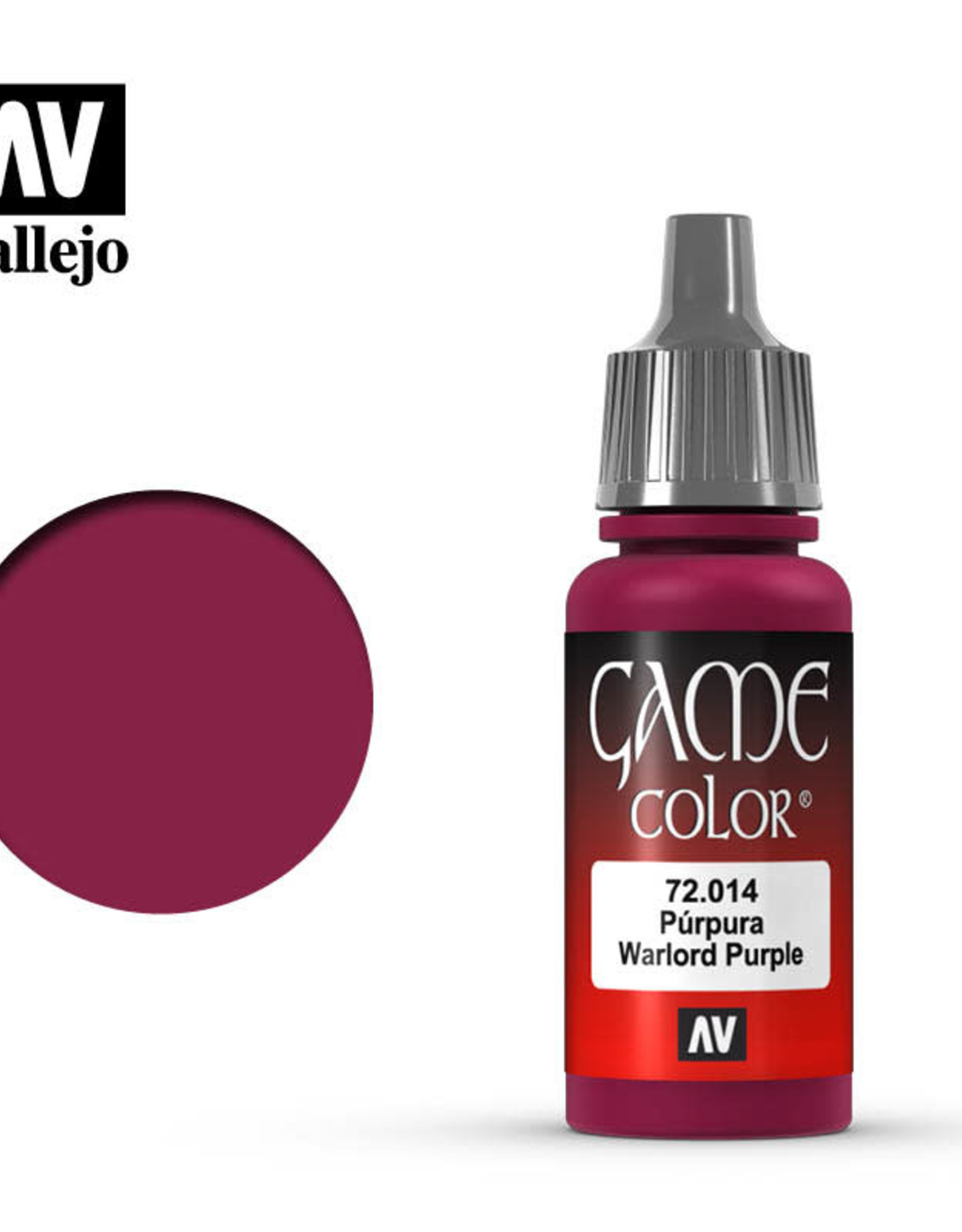 Acrylicos Vallejo AV GC: Warlord Purple 72.014 (17ml)
