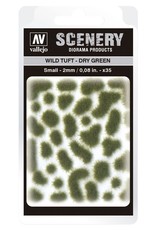 Acrylicos Vallejo AV Scenery: Wild Tuft - Dry Green - Small