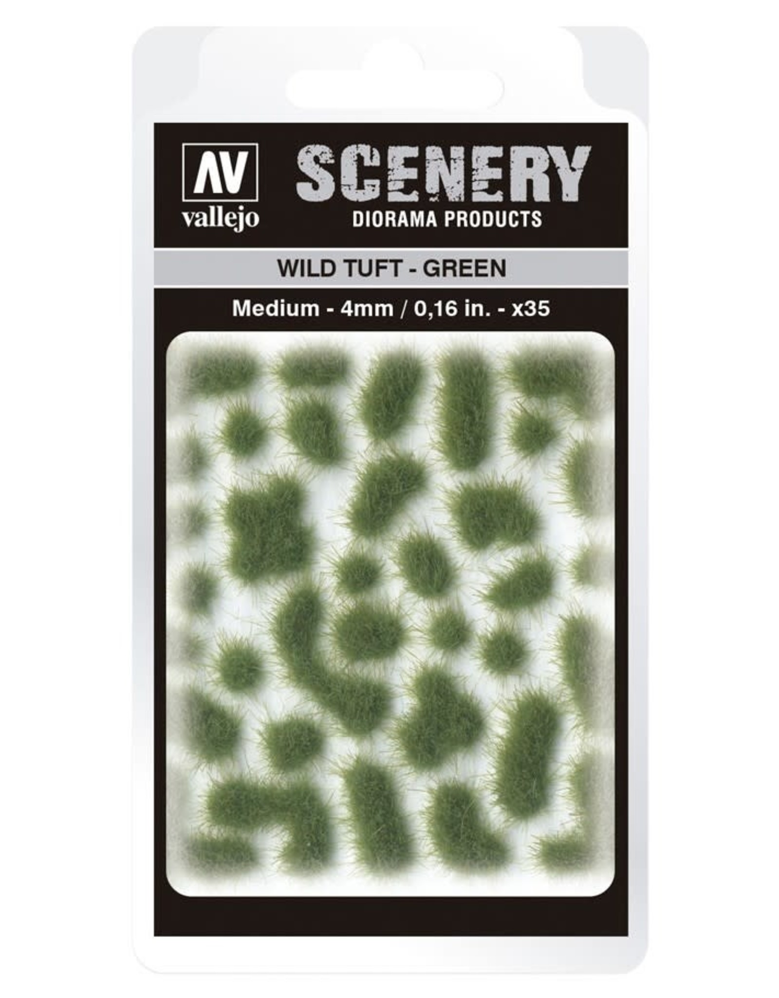 Acrylicos Vallejo AV Scenery: Wild Tuft - Green - Medium