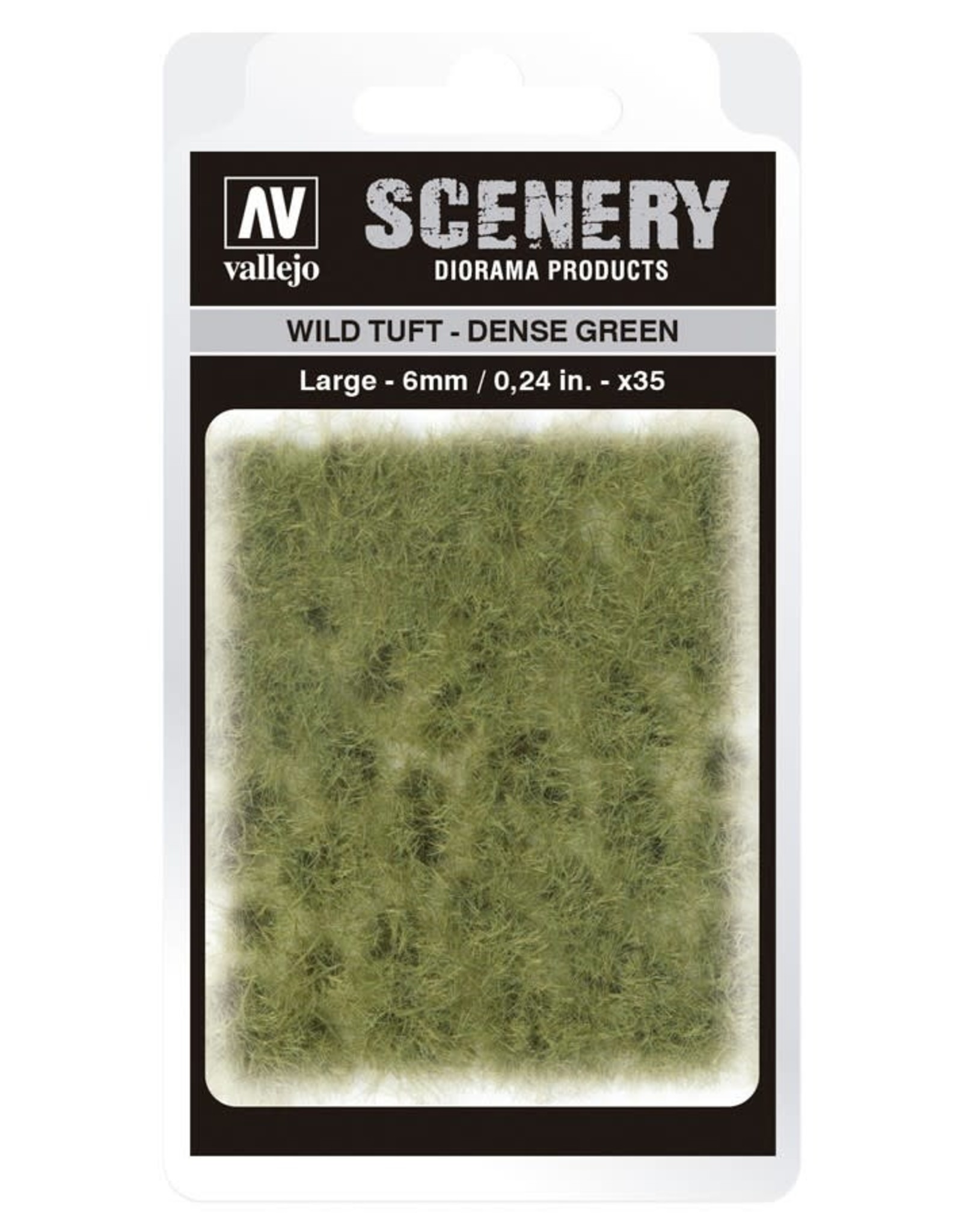 Acrylicos Vallejo AV Scenery: Wild Tuft - Dense Green - Large