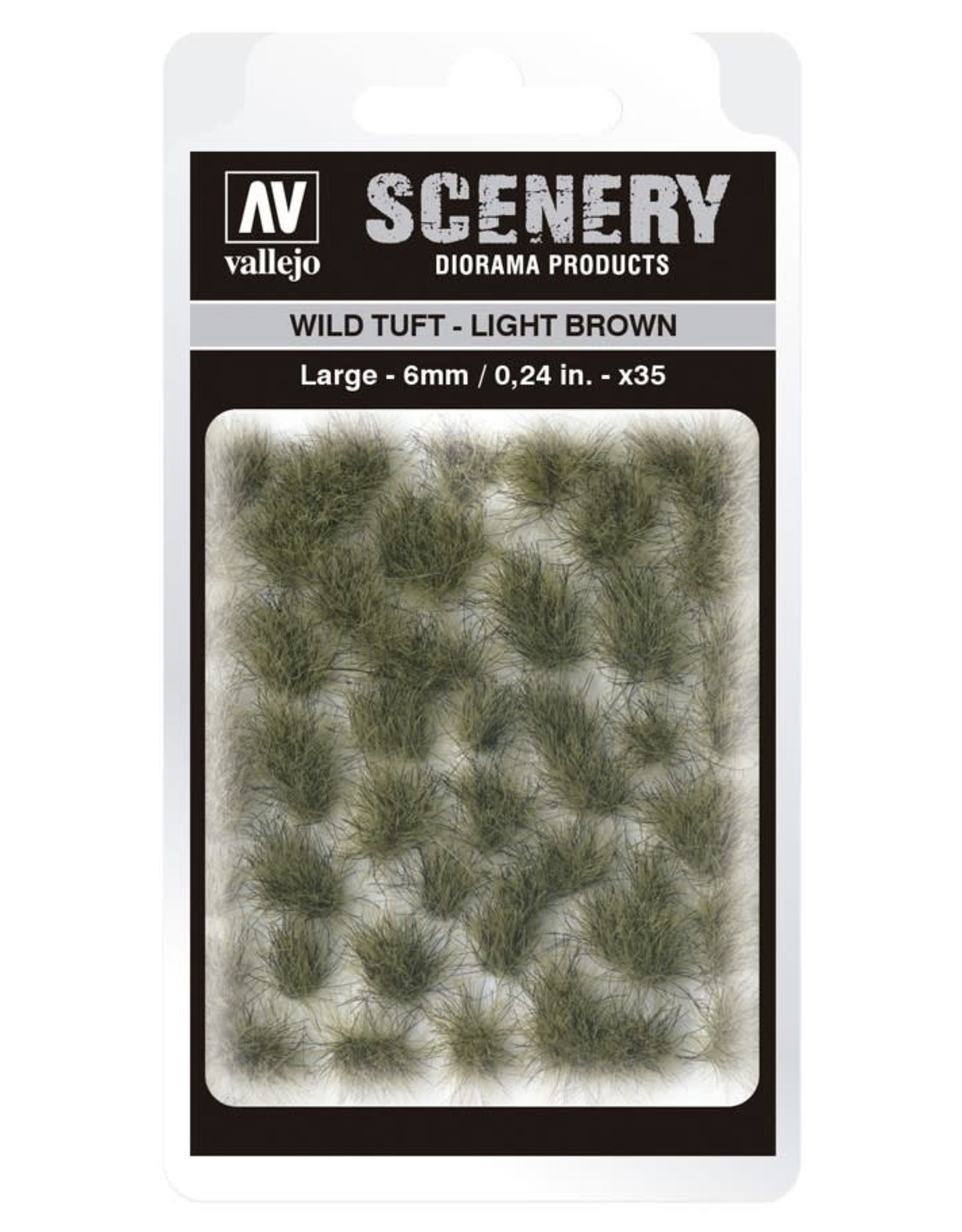 Acrylicos Vallejo AV Scenery: Wild Tuft - Light Brown - Large