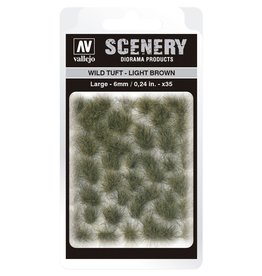 Acrylicos Vallejo AV Scenery: Wild Tuft - Light Brown - Large