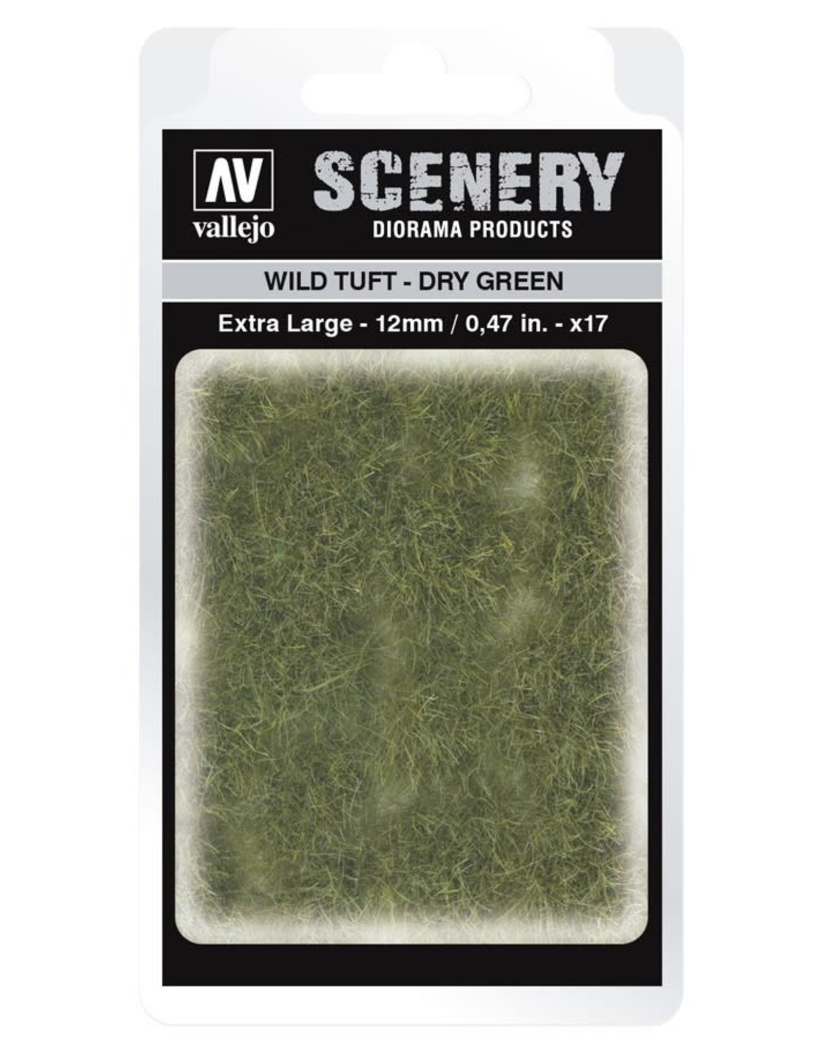 Acrylicos Vallejo AV Scenery: Wild Tuft - Dry Green - XL