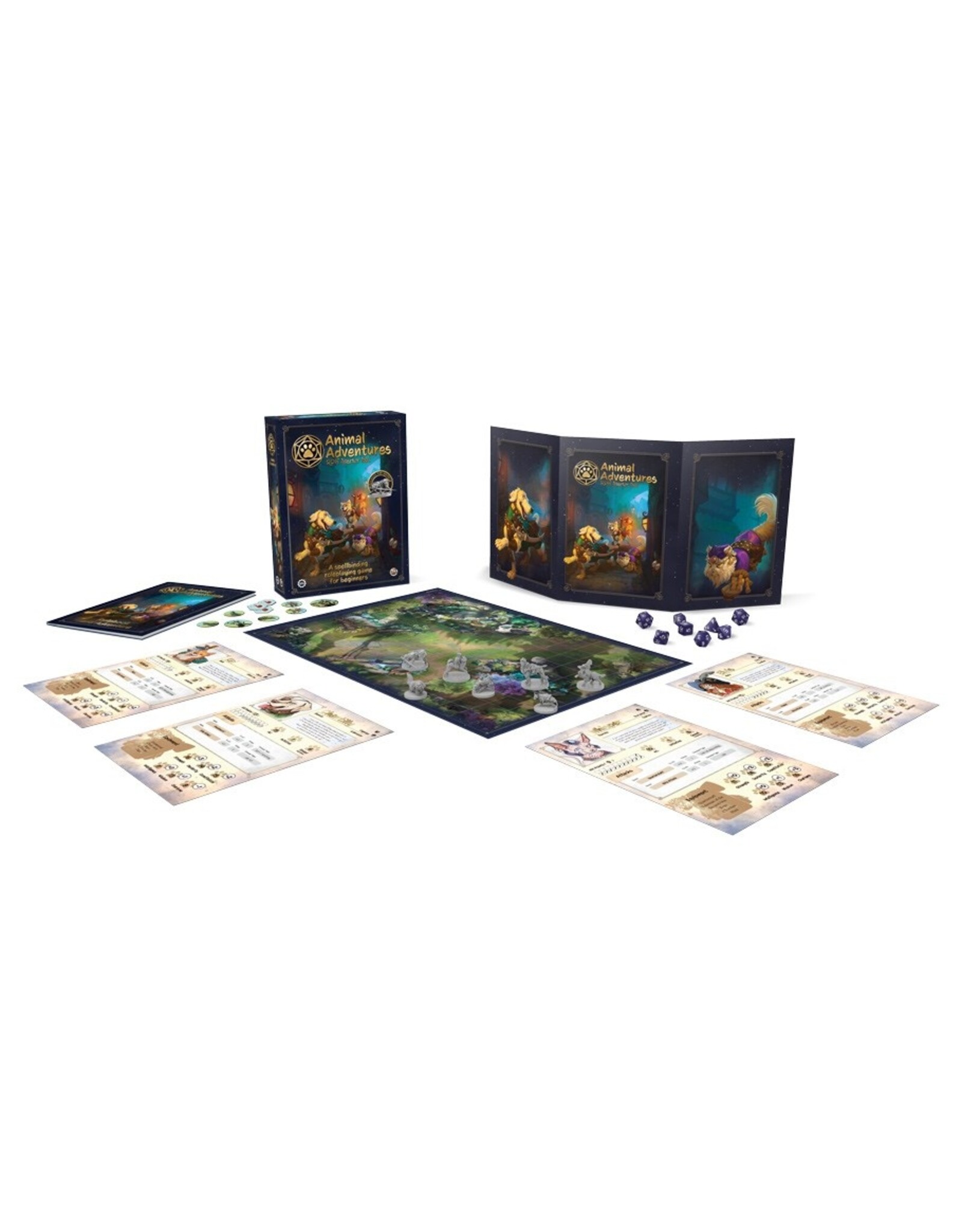 Steamforged Games Animal Adventures: RPG Starter Set