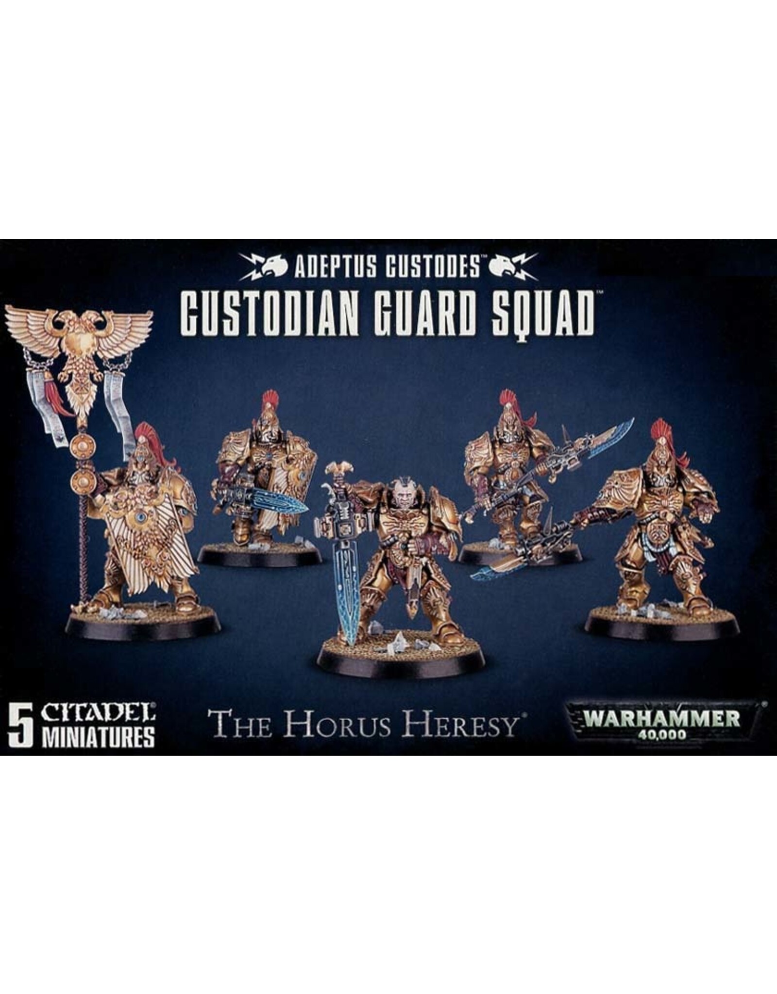 Games Workshop Warhammer 40k: Adeptus Custodes - Custodian Guard Squad