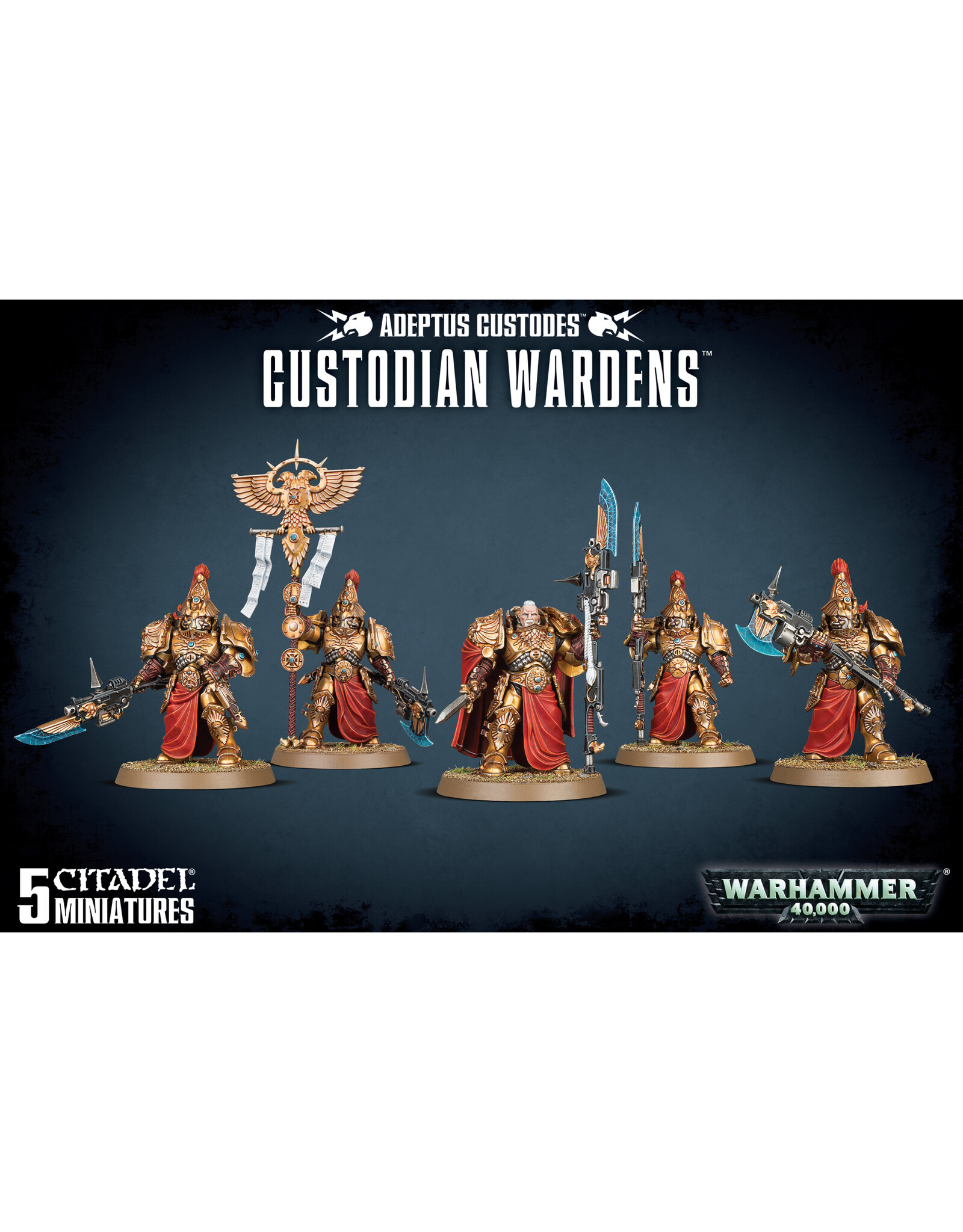 Games Workshop Warhammer 40k: Adeptus Custodes - Custodian Wardens