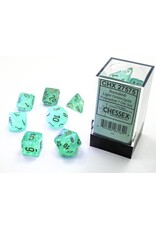Chessex CHX Borealis Dice: Luminary Light Green/Gold Poly 7-Die Set 27575