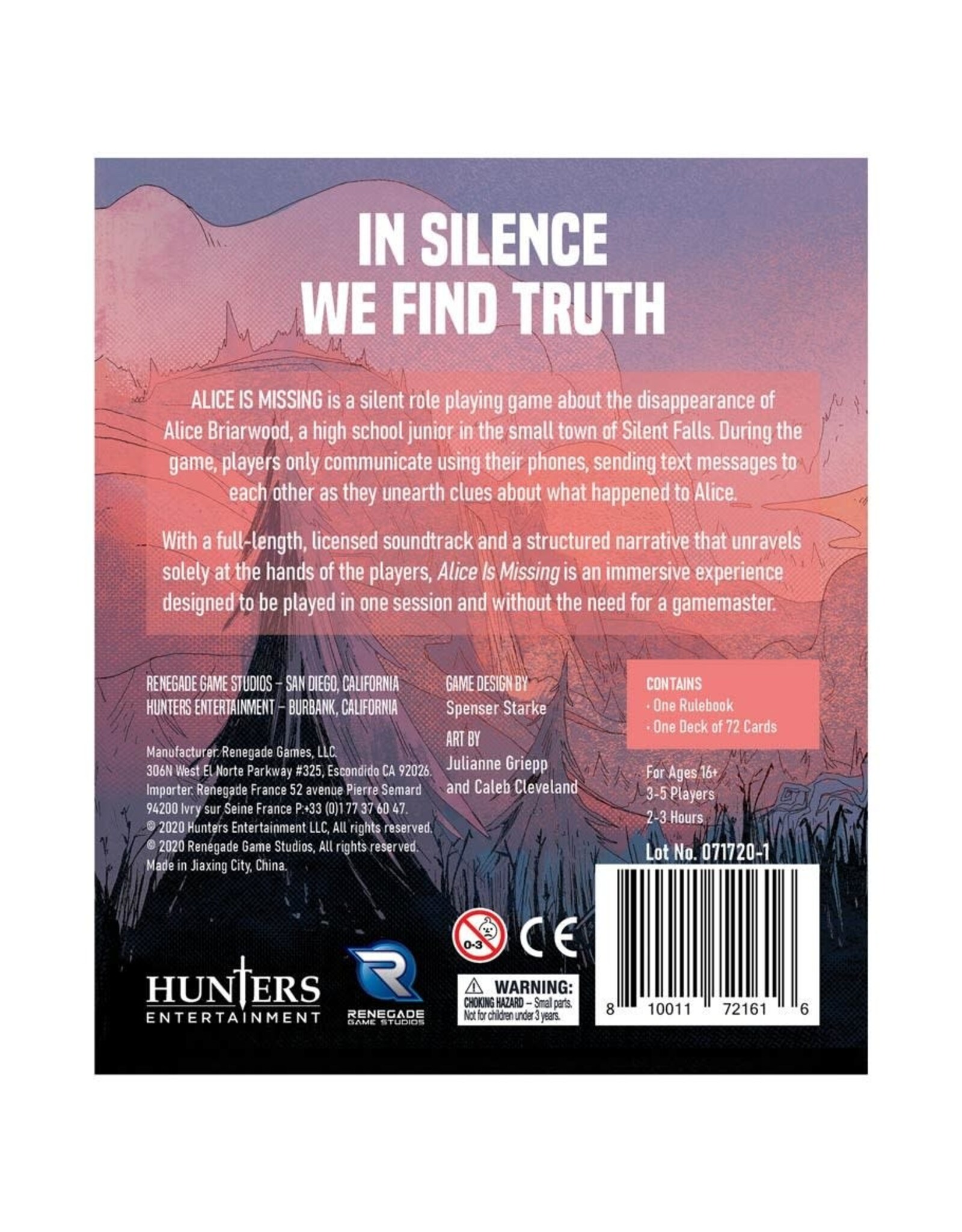 Renegade Alice is Missing