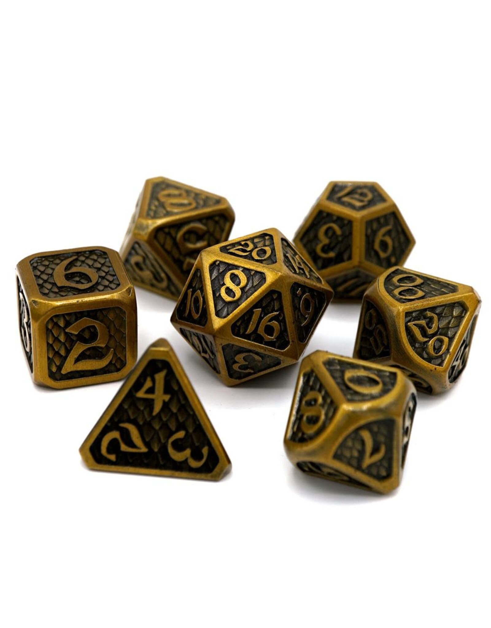 Die Hard Dice Die Hard: Drakona Eldric Electrum 7-Die Set
