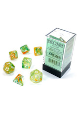 Chessex CHX Nebula Dice: Luminary Spring/White Poly 7-Die Set 27555