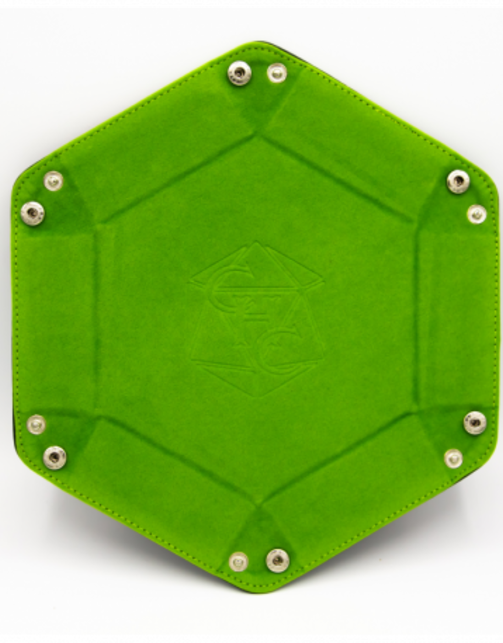 Critical Hit Collectibles Critical Hit: Hexagon Dice Tray - Light Green