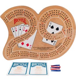 Bicycle Large "29" Wooden Cribbage Board