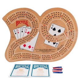 Bicycle Large "29" Wooden Cribbage Board