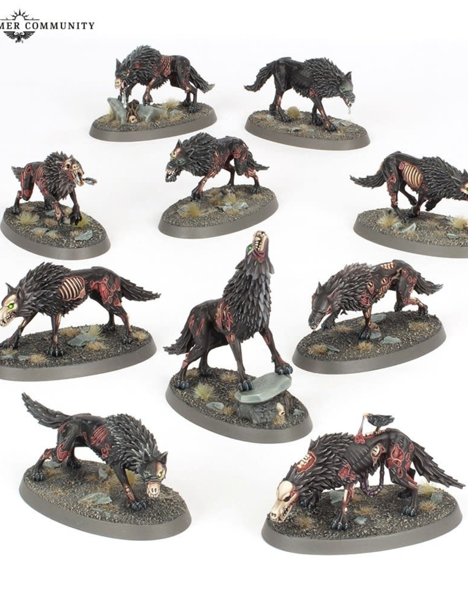 Games Workshop Warhammer AoS: Soulblight Gravelords - Dire Wolves