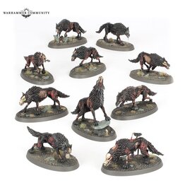 Games Workshop Warhammer AoS: Soulblight Gravelords - Dire Wolves