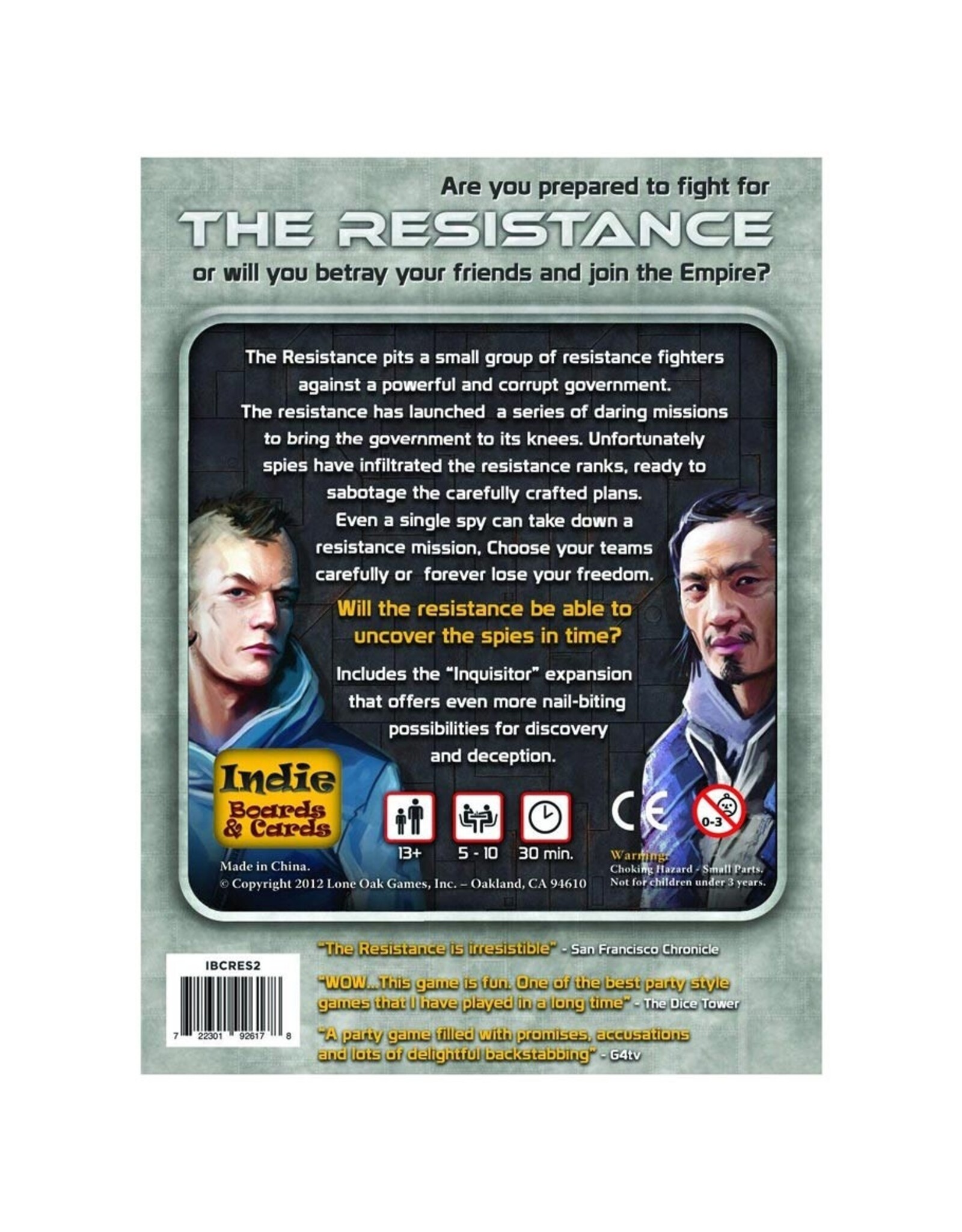 Indie Boards & Cards The Resistance (3rd Edition)