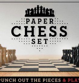 Chronicle Books Paper Chess Set