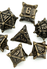 Foam Brain Games Ancient Bronze Flail RPG Metal Dice Set