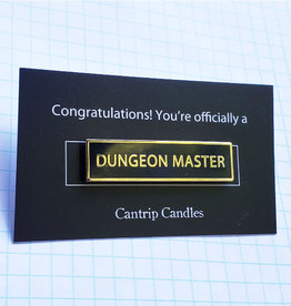 Cantrip Candles Cantrip Candles: Dungeon Master .25 x 2" Enamel Pin