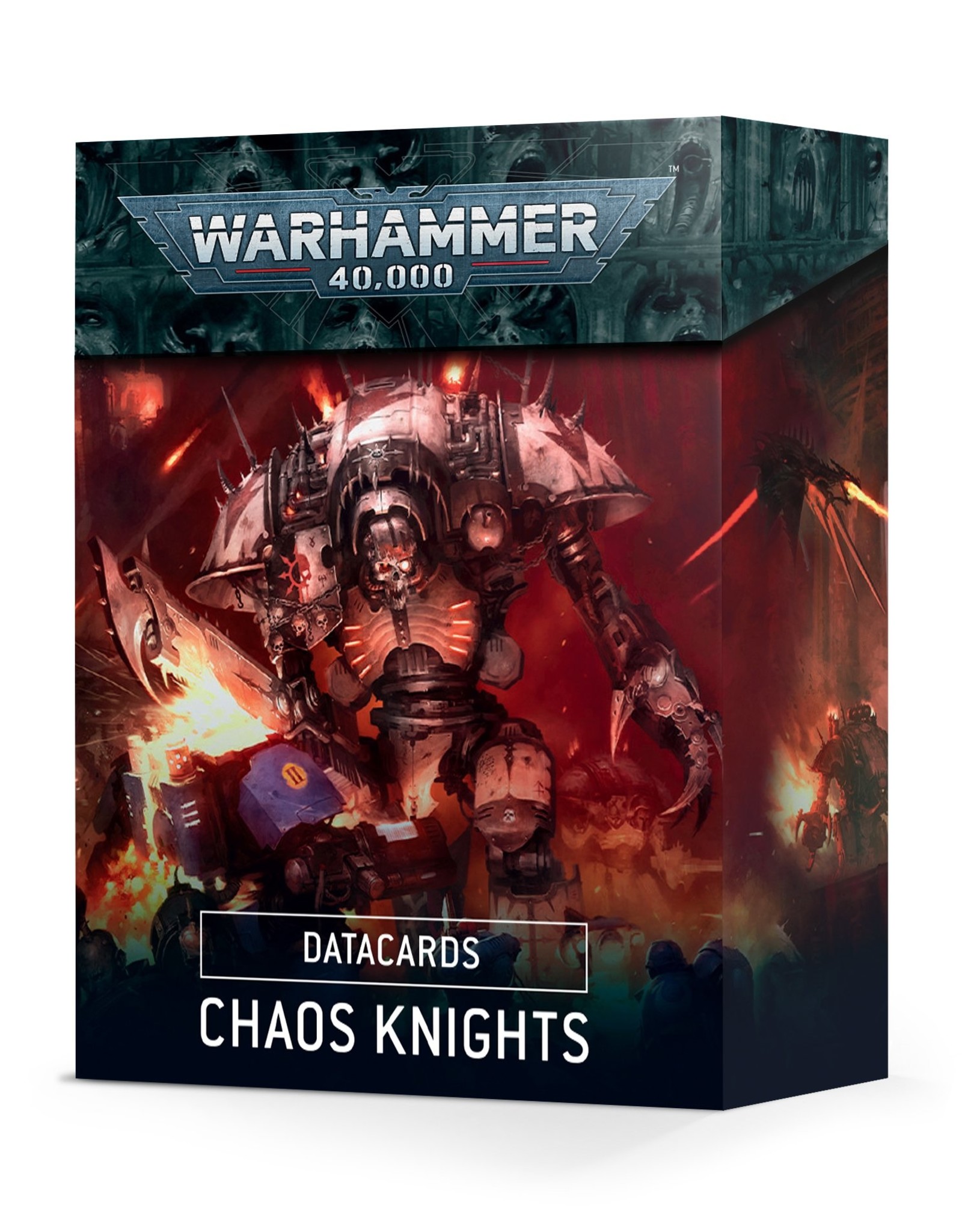 Games Workshop Warhammer 40k Datacards: Chaos Knights (2022)