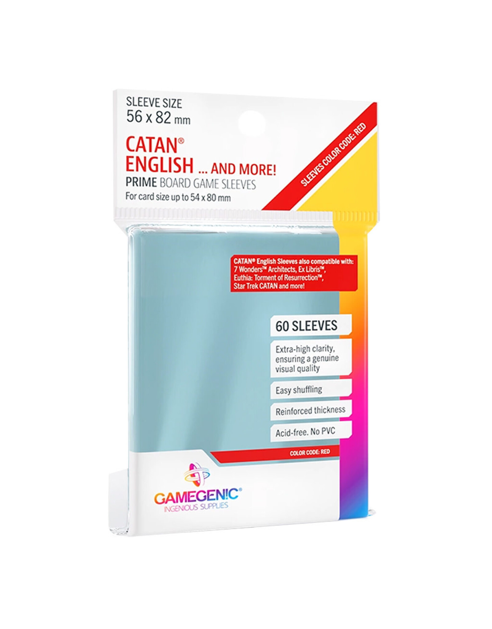 Gamegenic Gamegenic Prime Sleeves: Catan (56 x 82 mm) 50ct