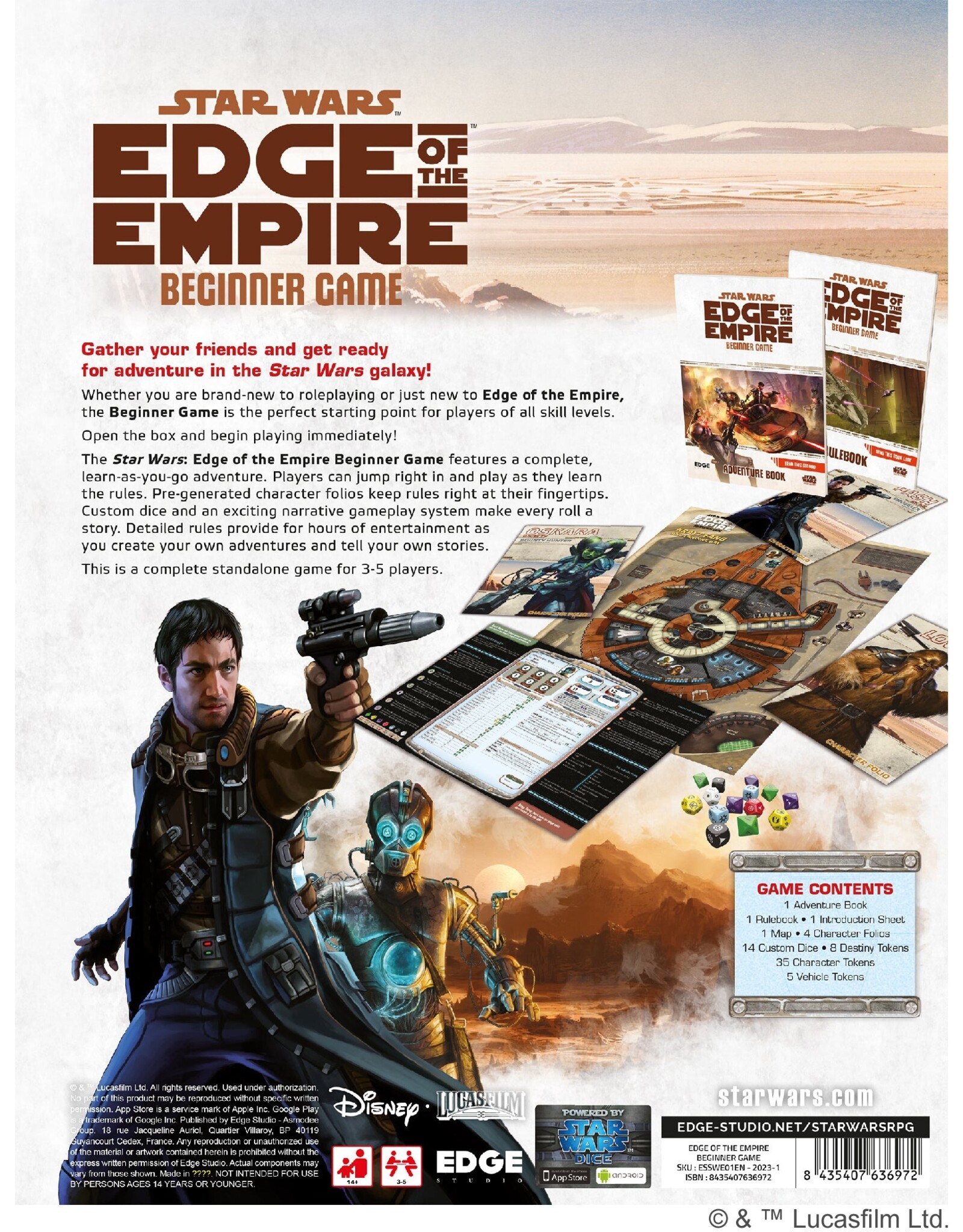 Edge Studio Star Wars - Edge of the Empire Beginner Game